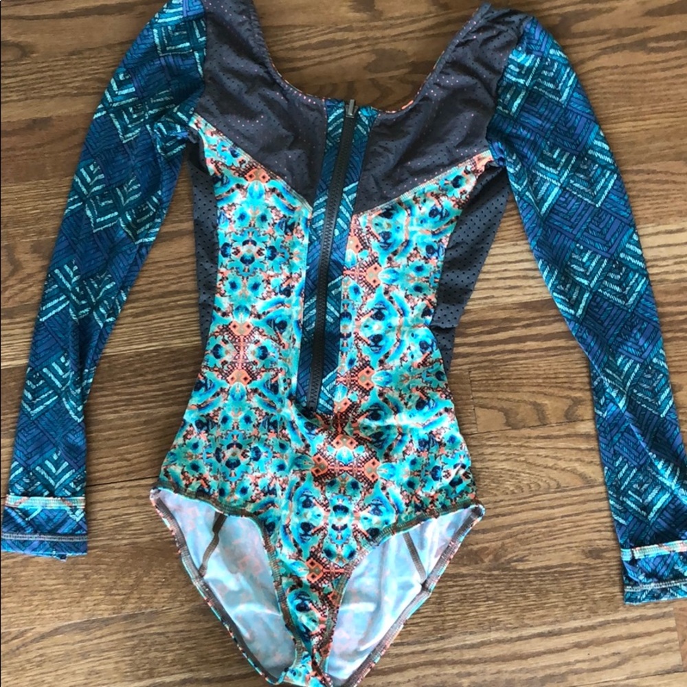 Maaji long sleeve one piece swimsuit